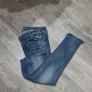 American Eagle Outfitters Dark Blue Skinny Jeans